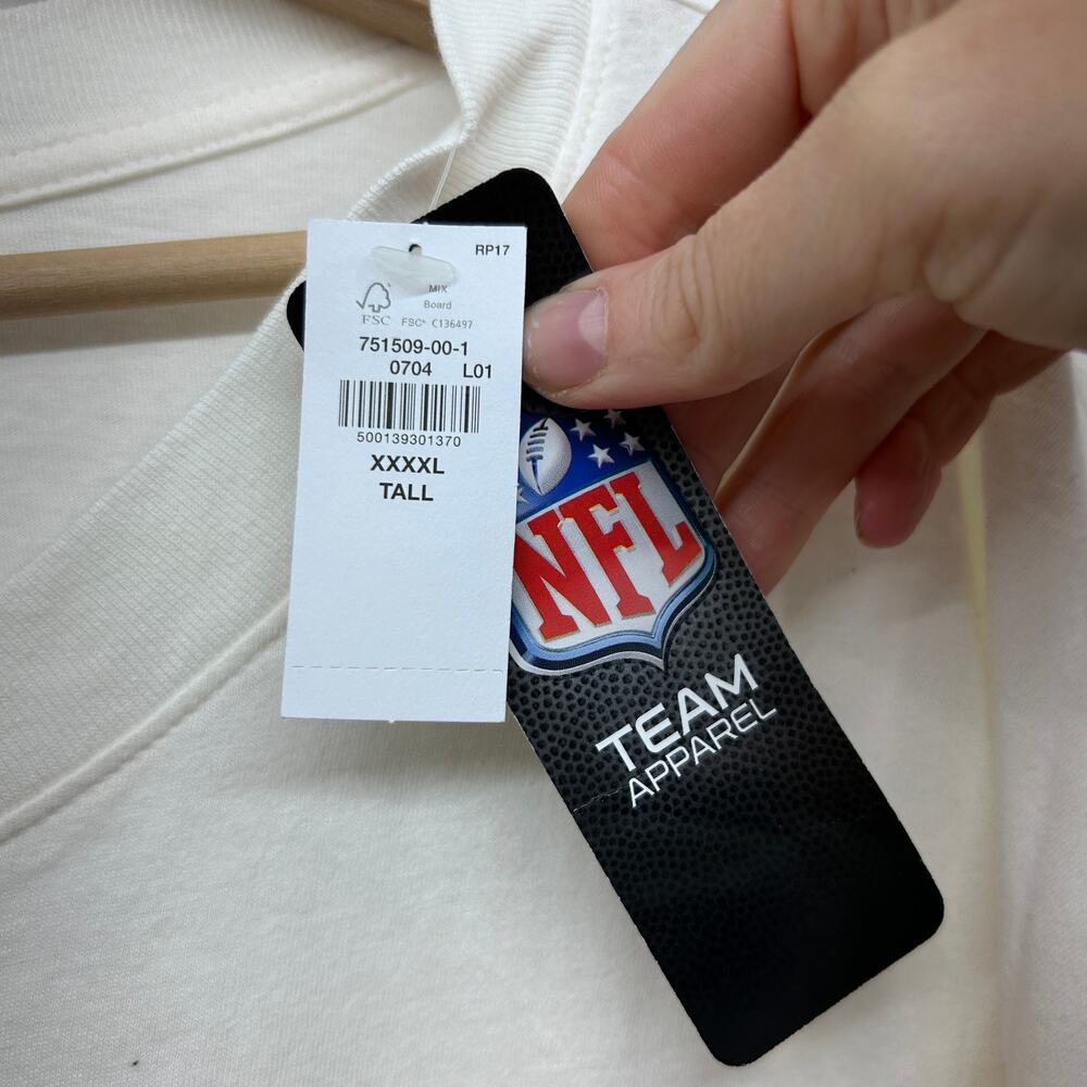 NEW Old Navy NFL Chicago Bears Football Claw Graphic Tee T-Shirt Mens XXXXL TALL - Picture 4 of 4
